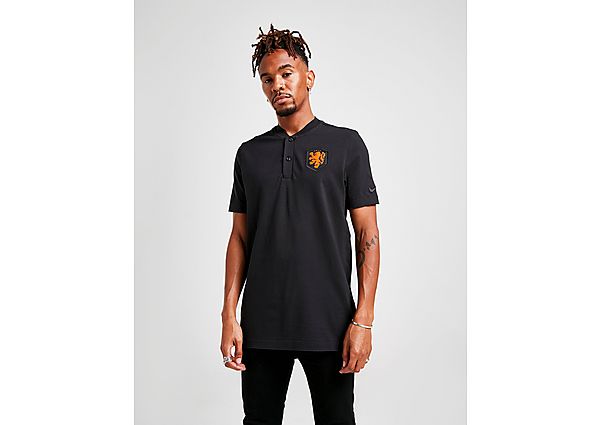 Nike Polo Pays-Bas Homme - Black/Black, Black/Black