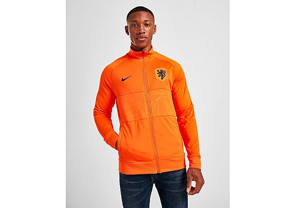 Nike Netherlands I96 Track Jacket - Safety Orange/Safety Orange/Safety Orange/Black - Mens, Safety Orange/Safety Orange/Safety Orange/Black