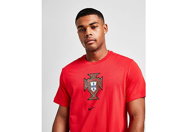 Nike T-shirt Portugal Crest Homme - Sport Red, Sport Red