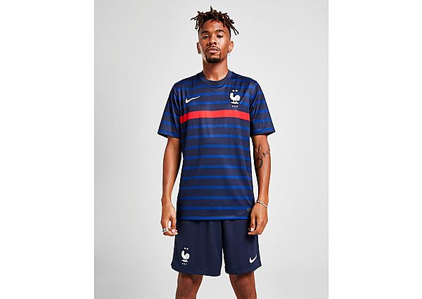 Nike Short Domicile France 2020 Homme - Blackened Blue/White, Blackened Blue/White