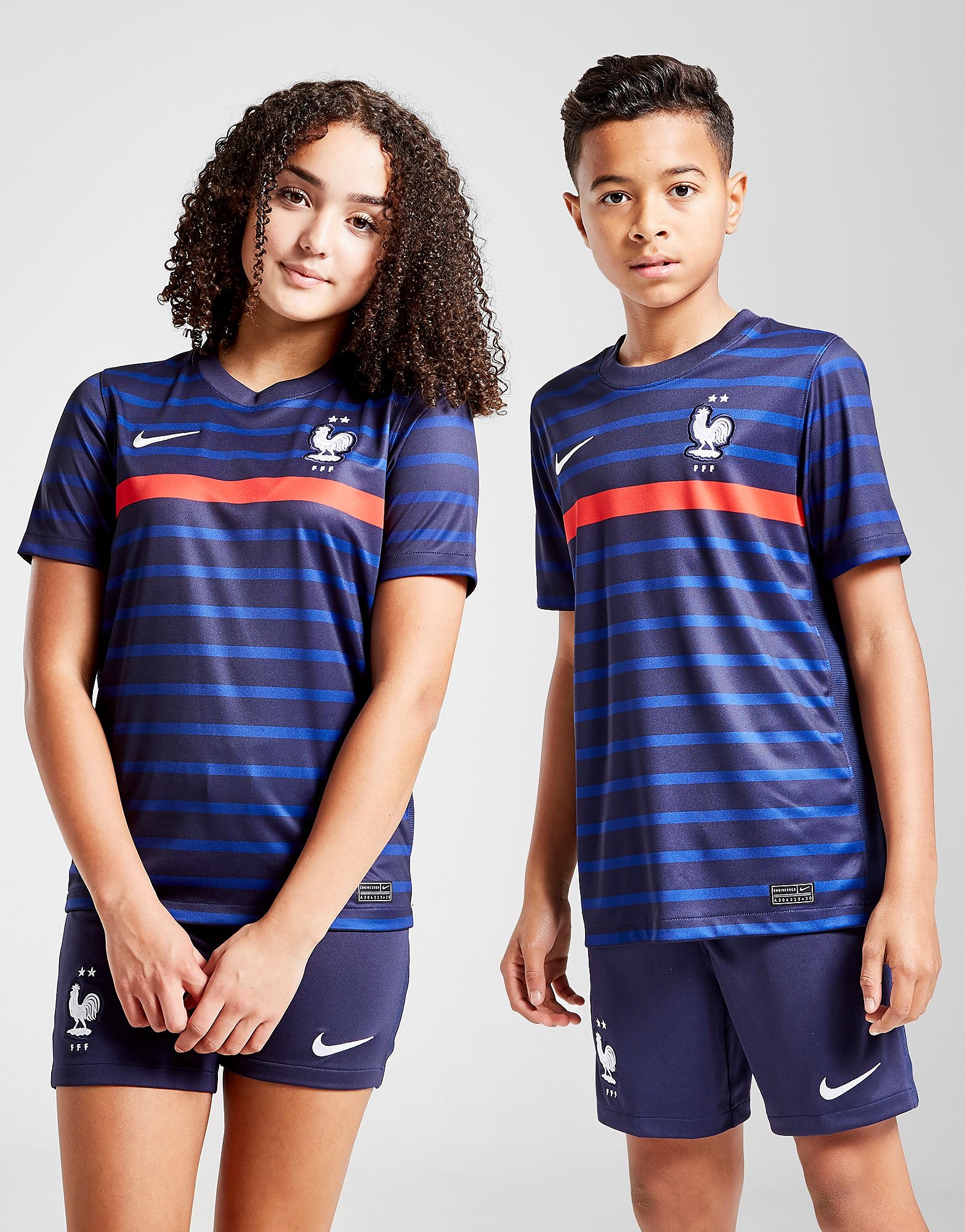 

Nike France 2020 Home Shirt Junior - Blackened Blue/White/Red - Kids, Blackened Blue/White/Red