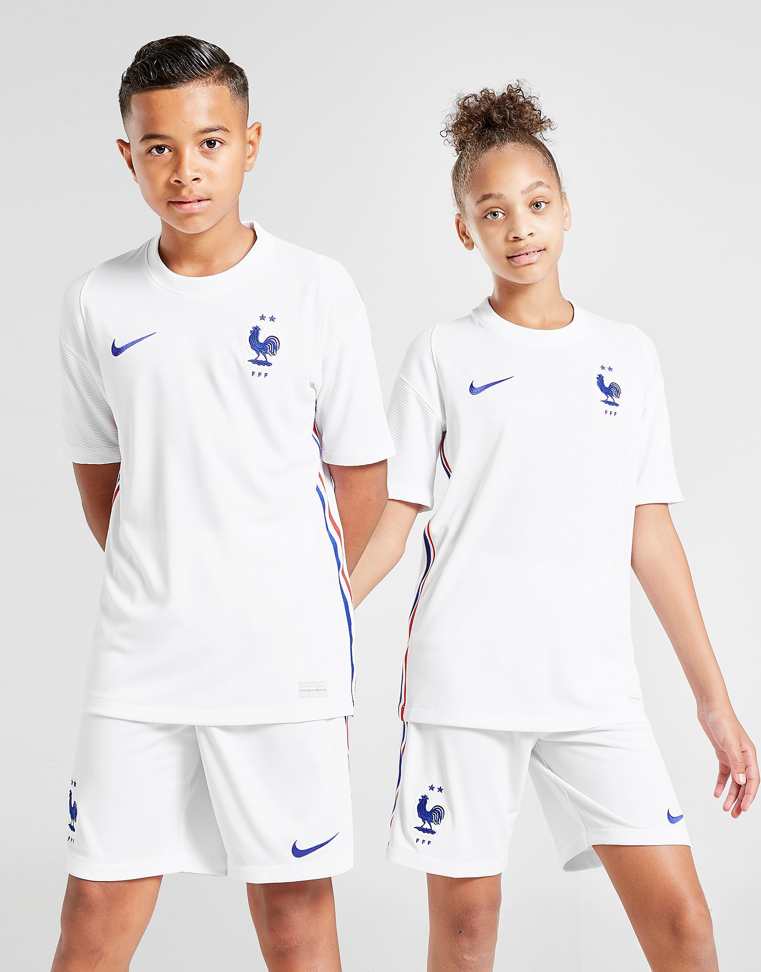 

Nike France 2020 Away Shirt Junior - White/Concord/Blue/Red - Kids, White/Concord/Blue/Red