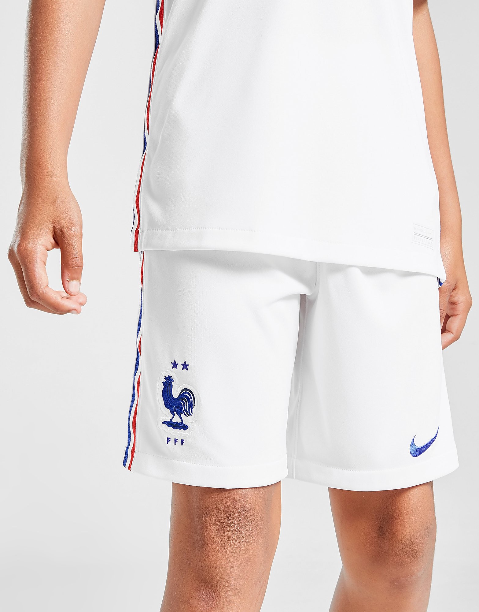 

Nike France 2020 Away Shorts Junior - White/Concord/Blue/Red - Kids, White/Concord/Blue/Red
