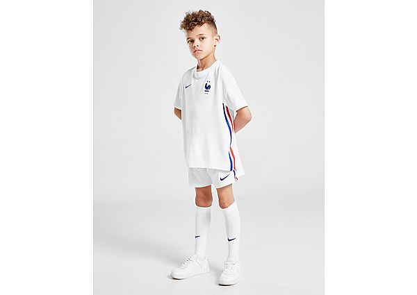Nike Kit Extérieur France 2020 Enfant - White/Concord, White/Concord