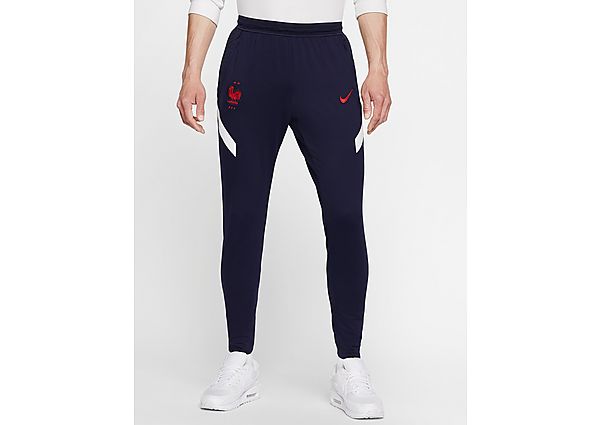Nike Pantalon de survêtement France Strike Homme - Blackened Blue/White/University Red, Blackened Bl