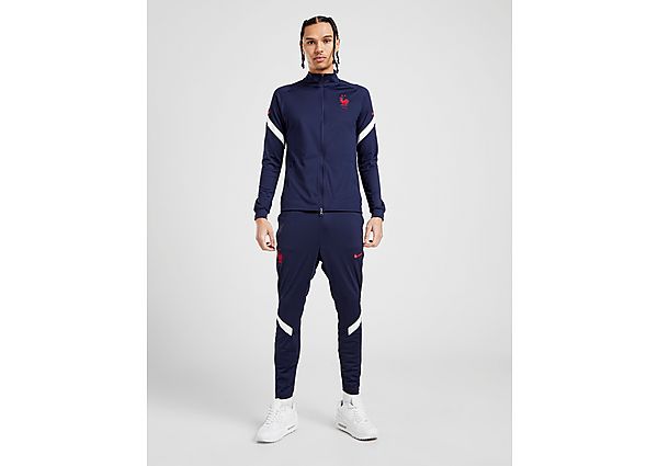 Nike Survêtement France Strike Homme - Blackened Blue/Blackened Blue/White/University Red, Blackened