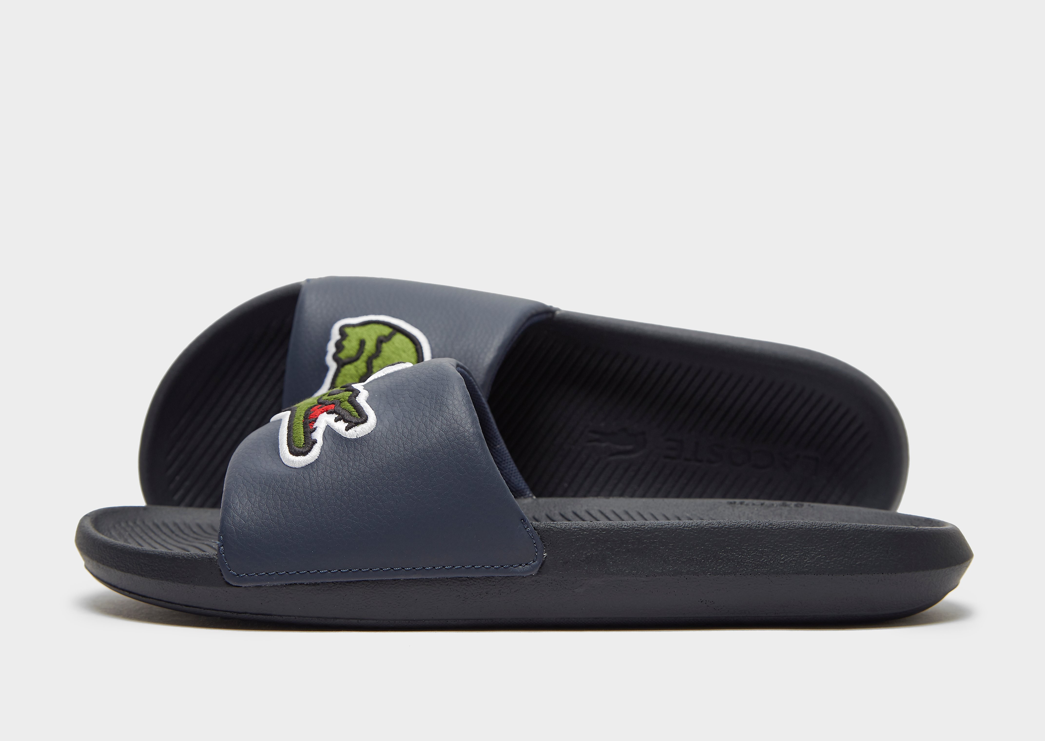 

Lacoste Croco Slides - BLUE - Mens, BLUE