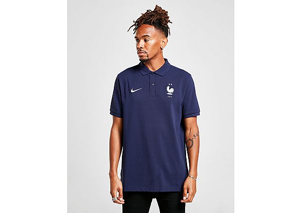 Nike France Sportswear Polo Shirt - Blue - Mens, Blue