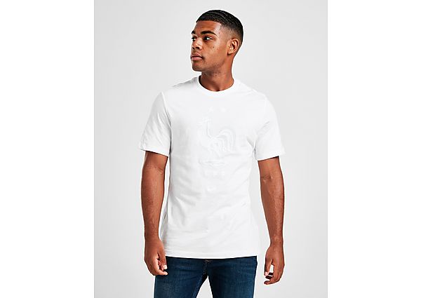 Nike T-shirt France Crest Manches courtes Homme - White, White