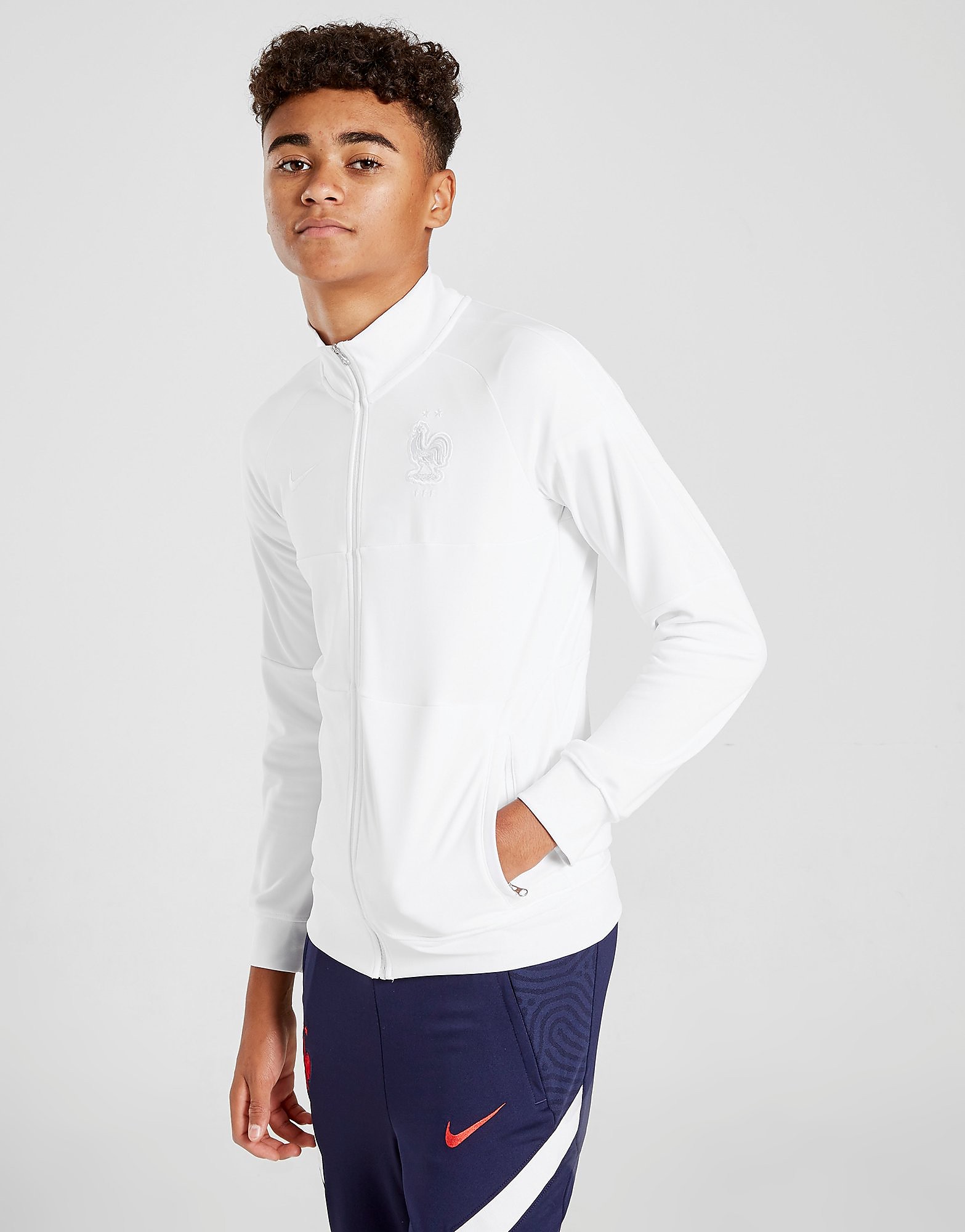 

Nike France I96 Jacket Junior - White/White/White/White - Kids, White/White/White/White