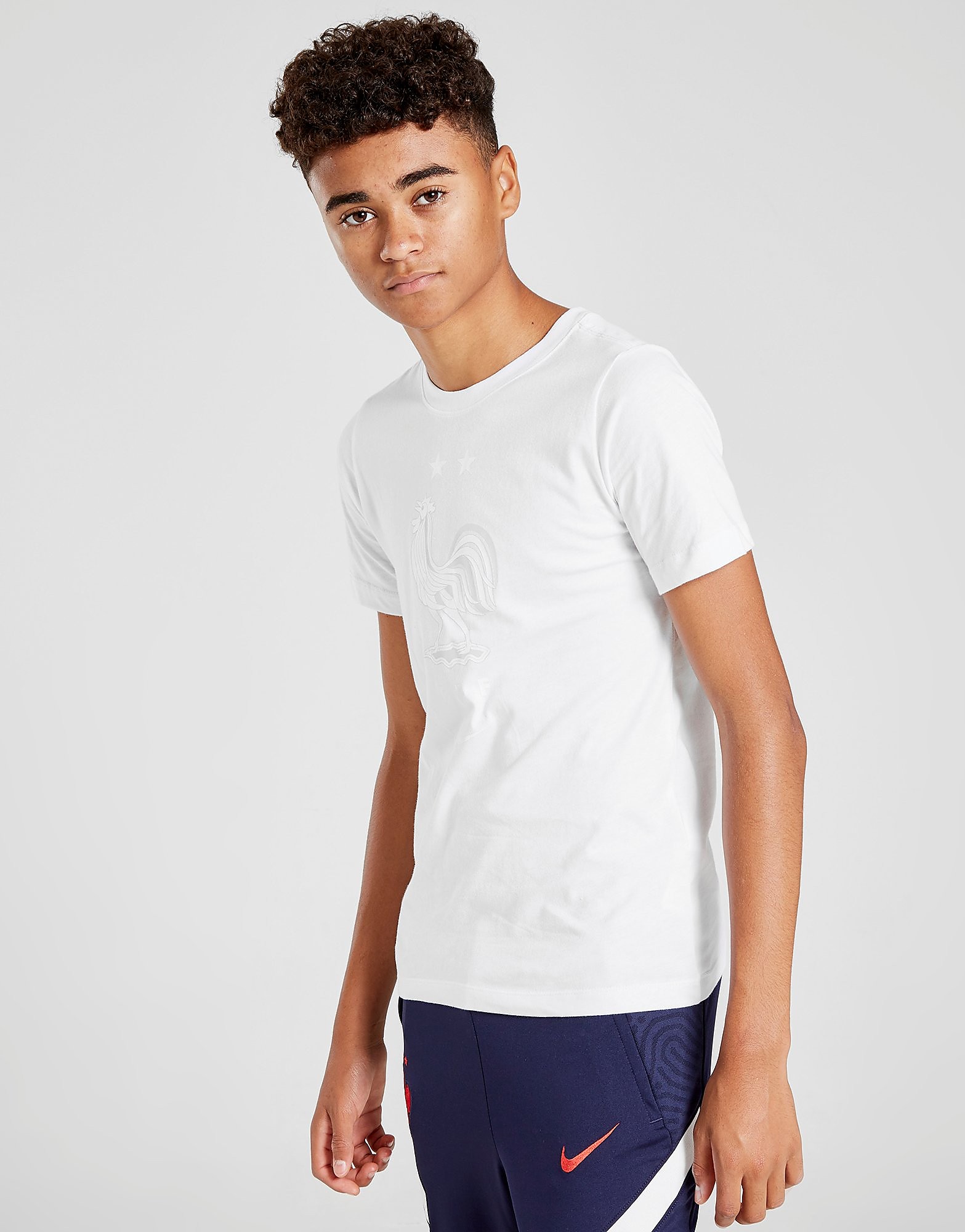 

Nike France Crest Short Sleeve T-Shirt Junior - White - Kids, White