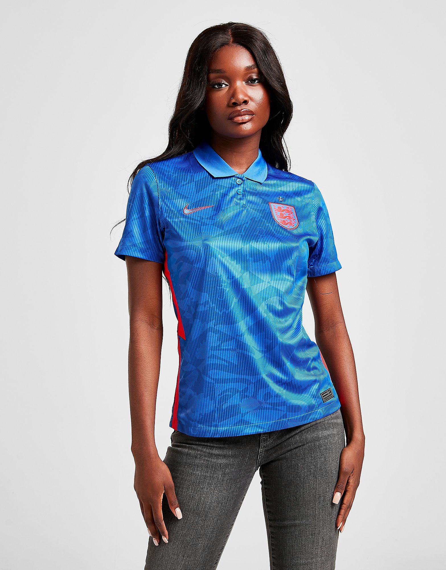 

Nike England 2020 Away Shirt Women's - Blue/Red, Blue/Red