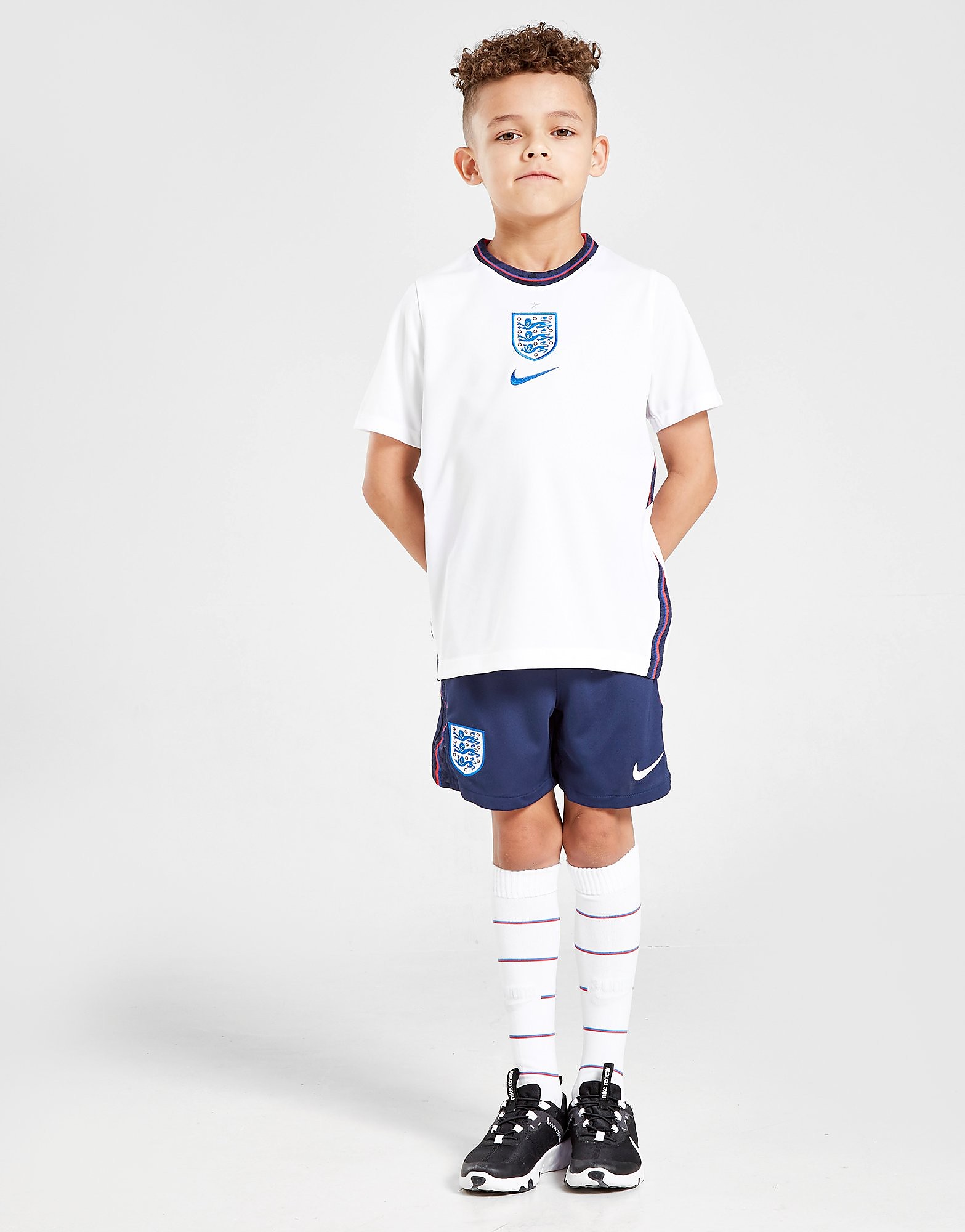 

Nike England 2020 Home Kit Children - White/Navy - Kids, White/Navy