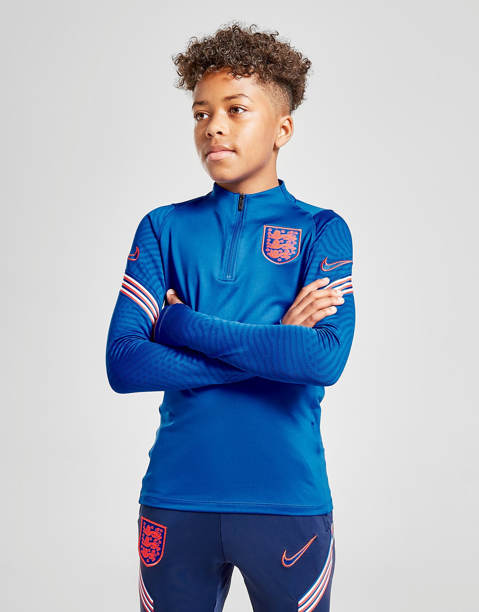 

Nike England Strike Drill Top Junior - Blue/Red - Kids, Blue/Red