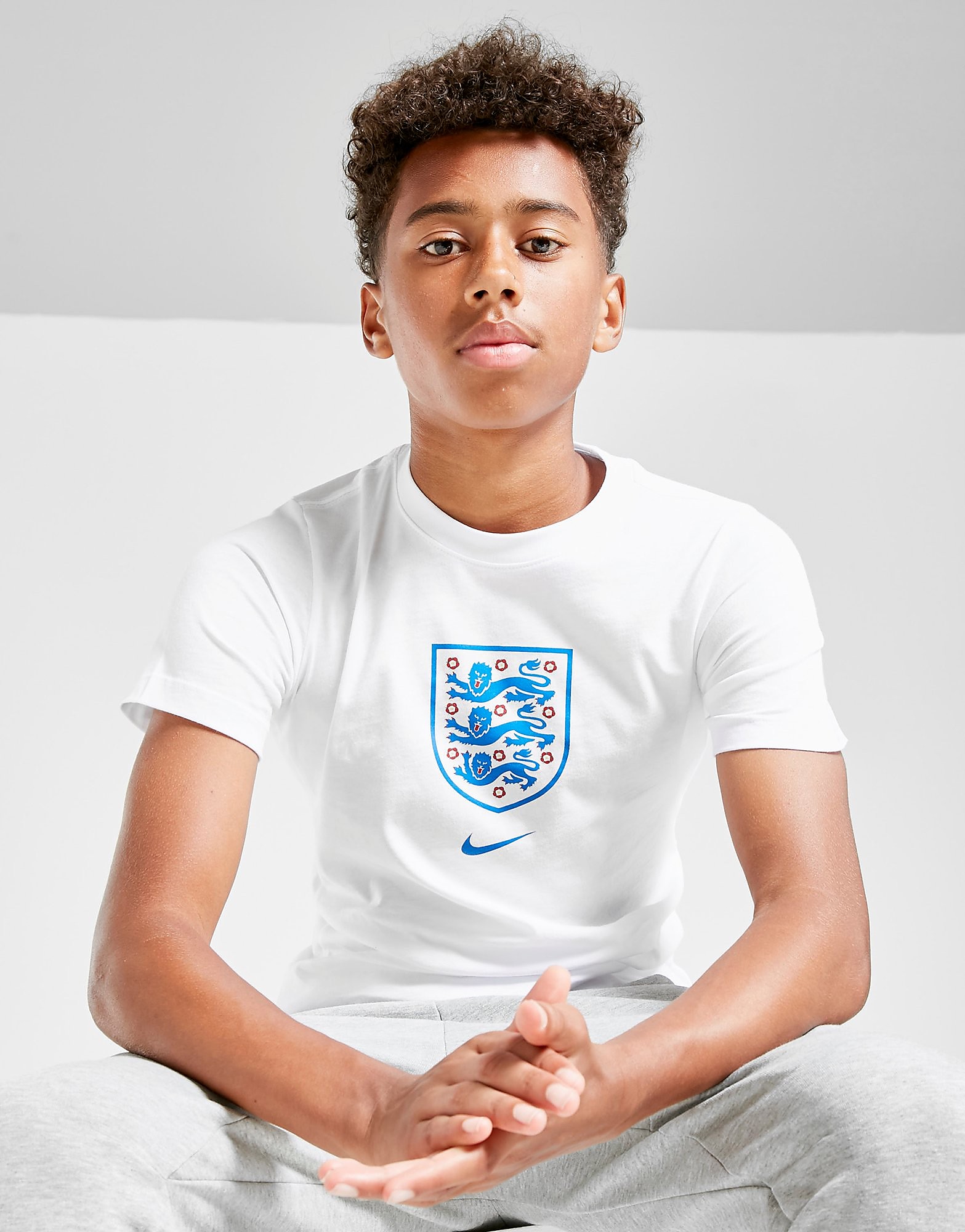 

Nike England Crest T-Shirt Junior - White - Kids, White