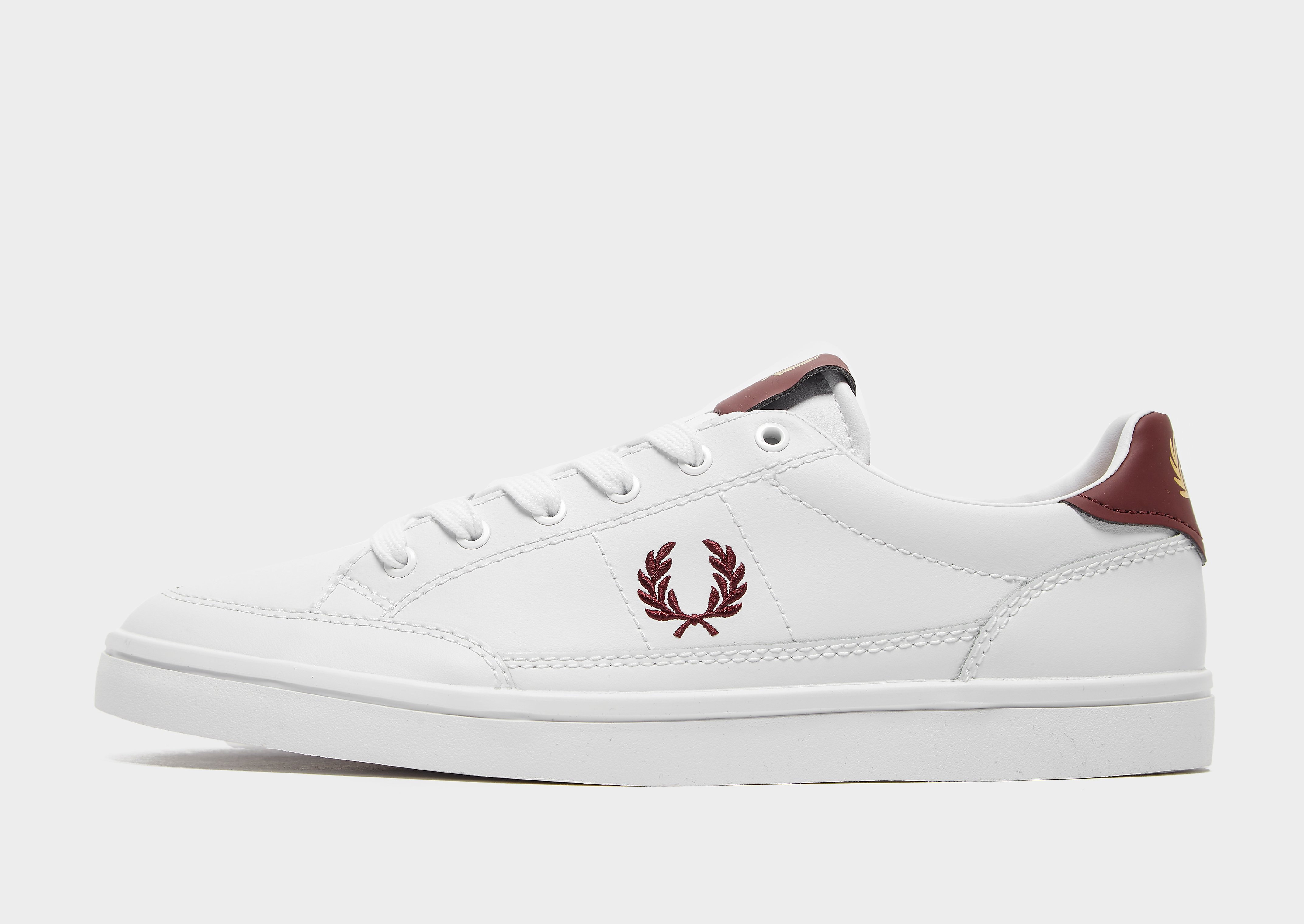 Fred Perry Baskets deuce Homme - Blanc, Blanc