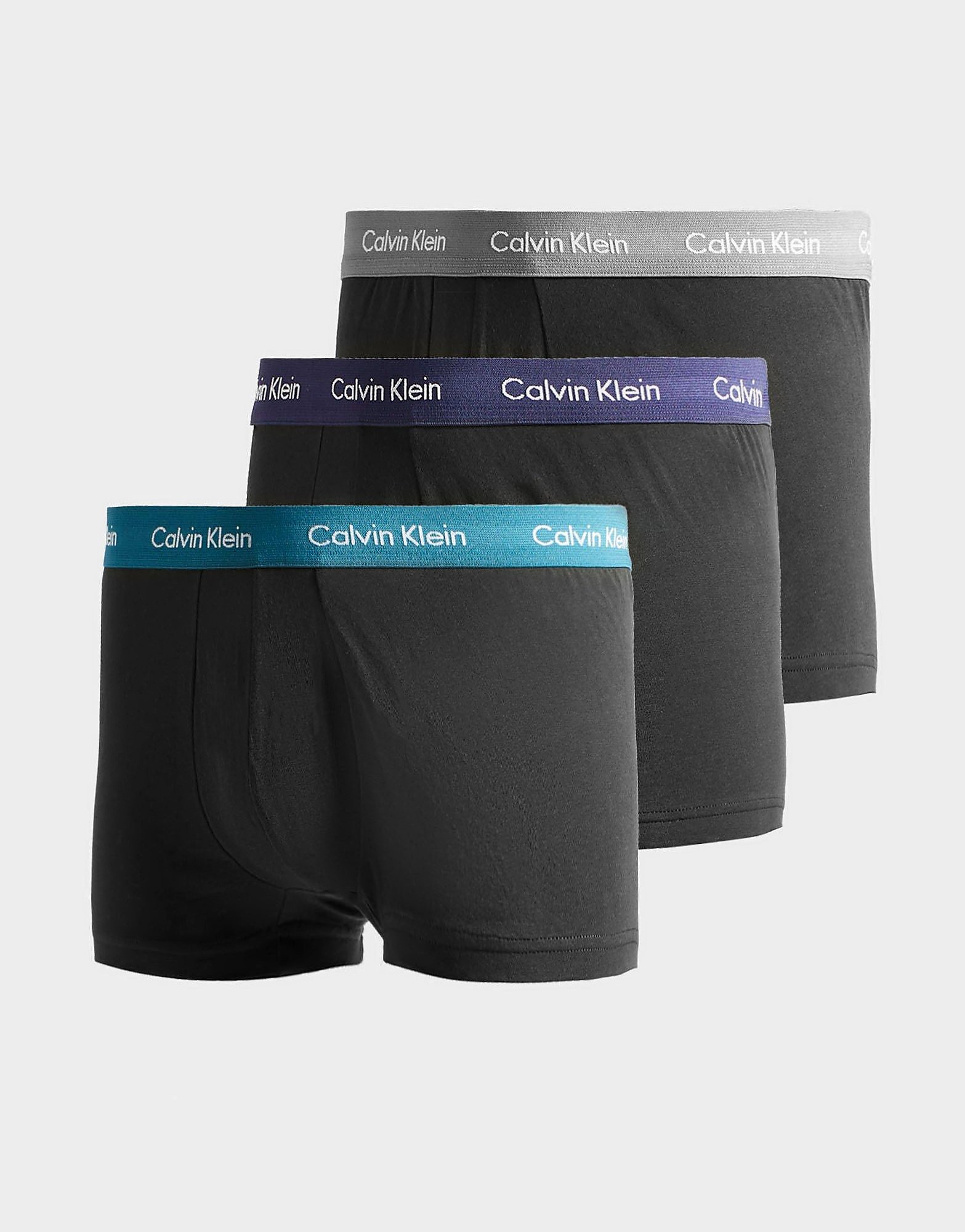 

Calvin Klein 3-Pack Low Rise Trunks - Black/Multi Coloured - Mens, Black/Multi Coloured