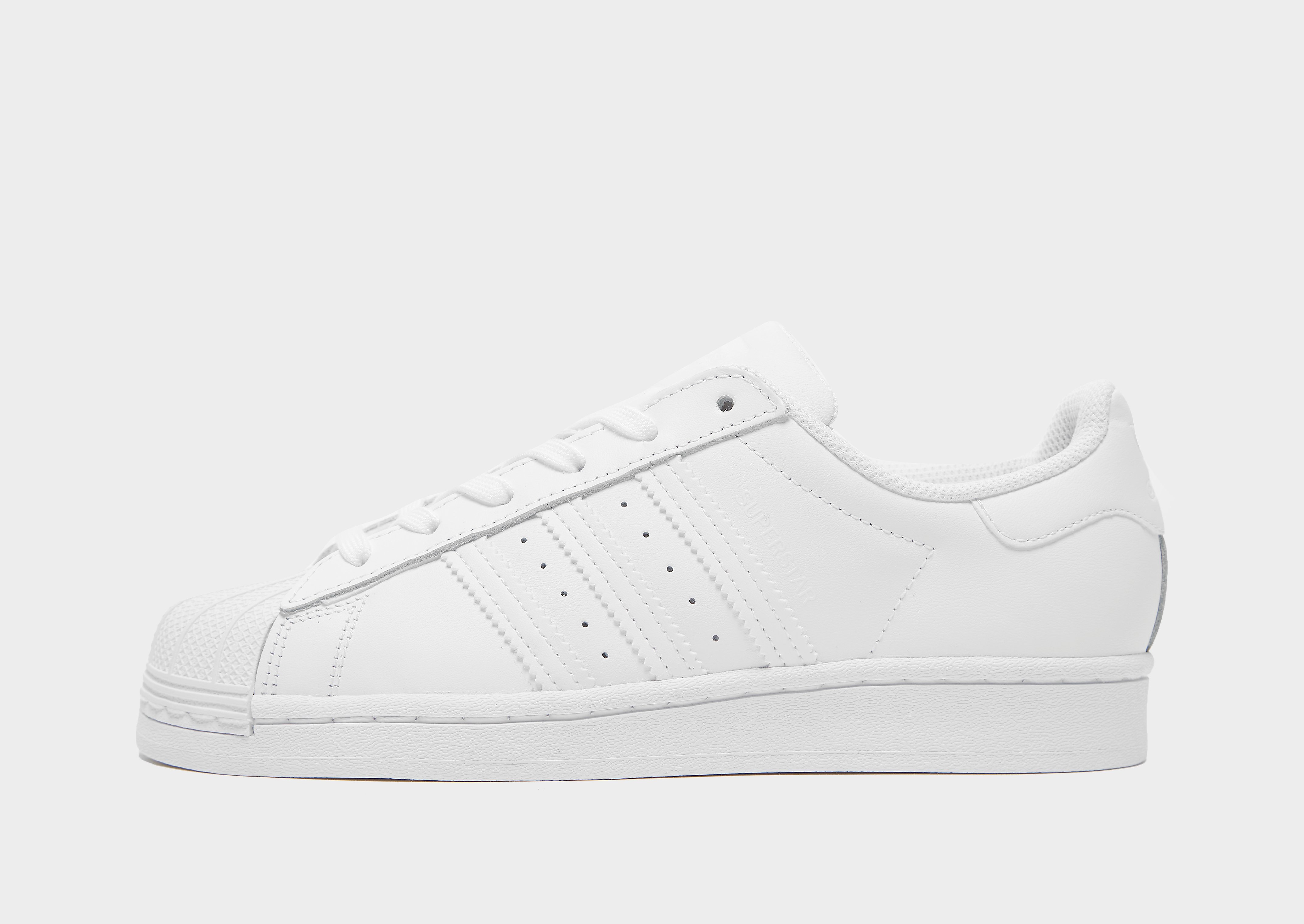 

adidas Originals Originals Superstar Junior - Cloud White / Cloud White / Cloud White - Kids, Cloud White / Cloud White / Cloud White