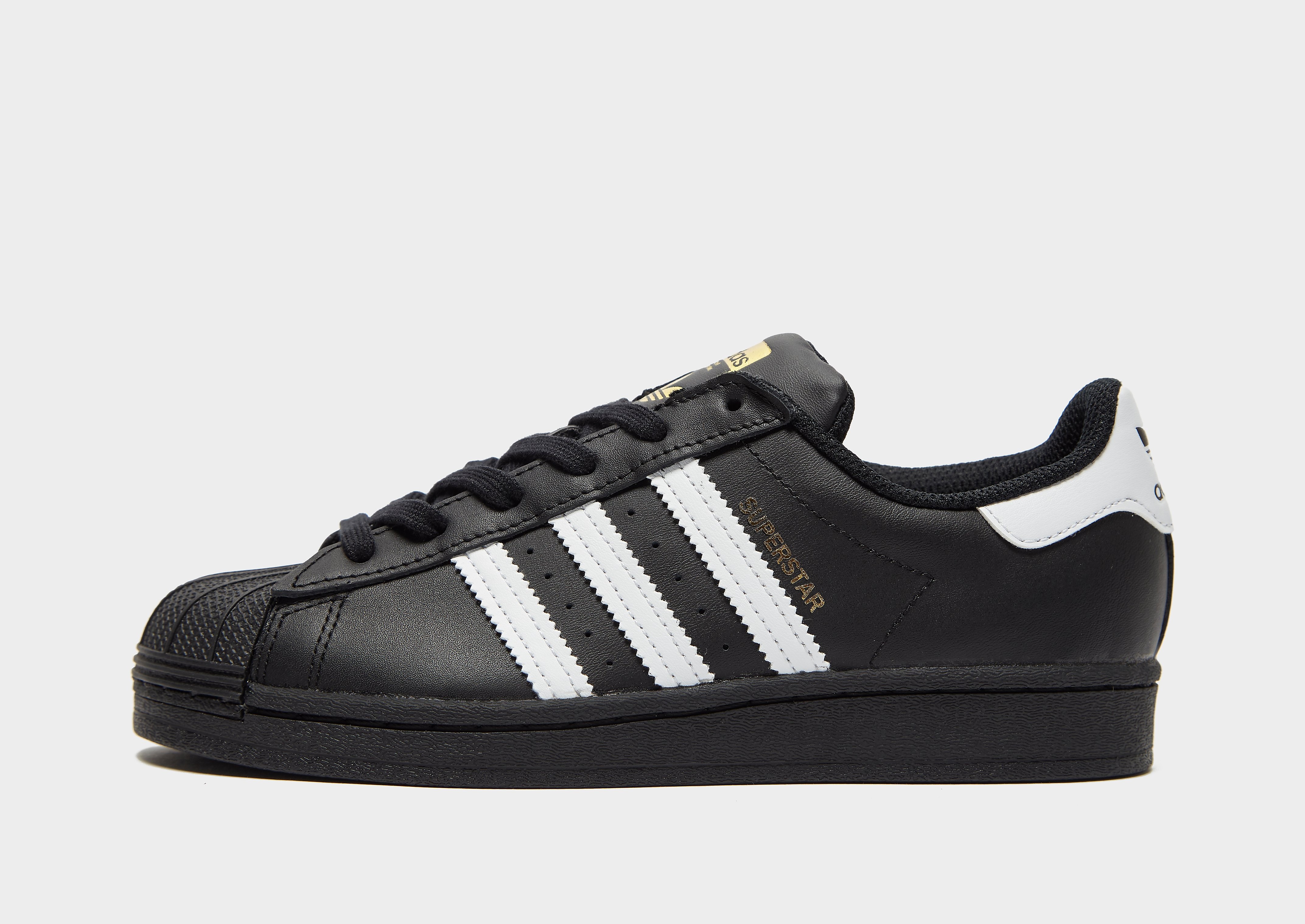 

adidas Originals Superstar Junior - Core Black / Cloud White / Core Black/White - Kids, Core Black / Cloud White / Core Black/White