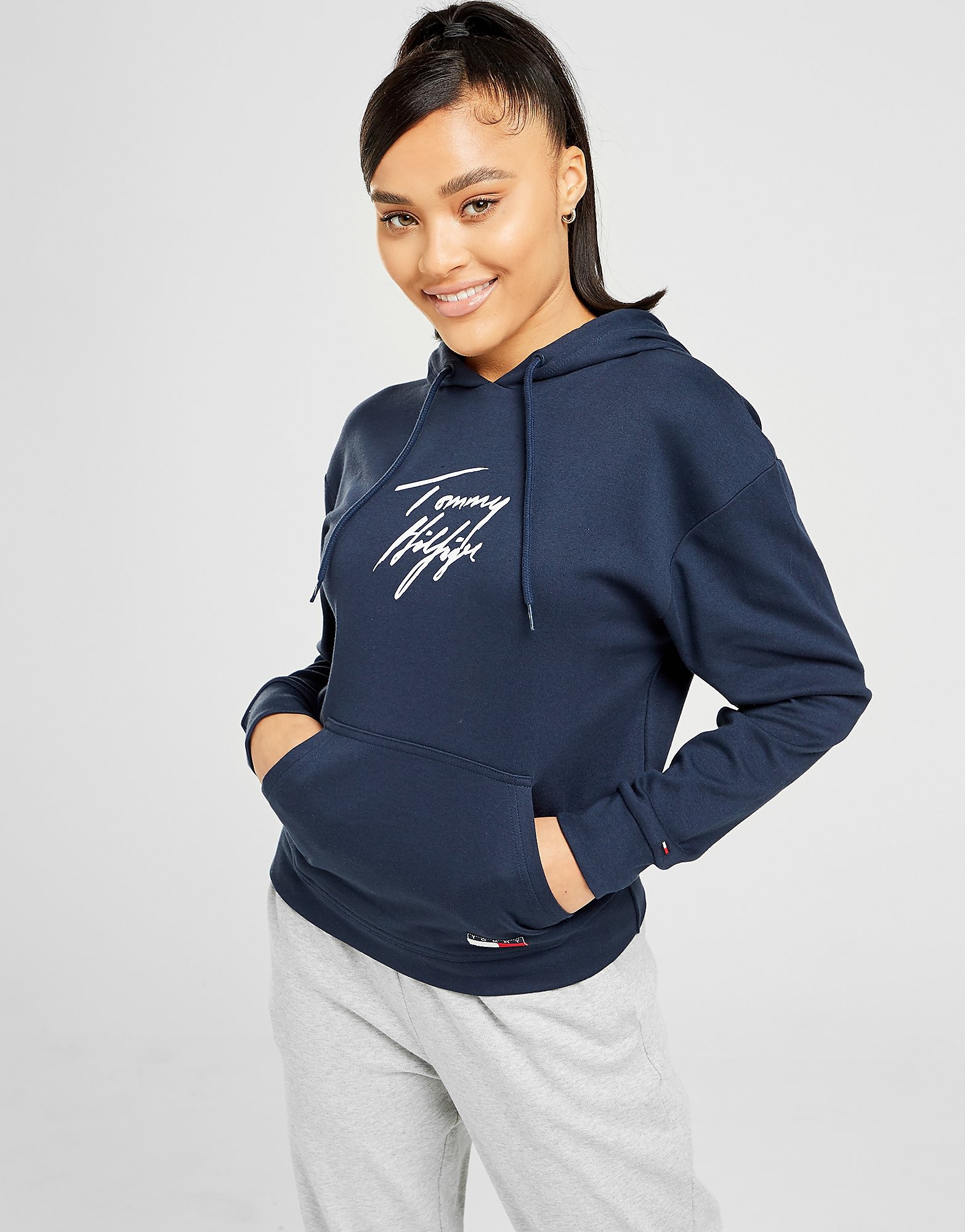 

Tommy Hilfiger '85 Signature Logo Hoodie Women's - Navy, Navy