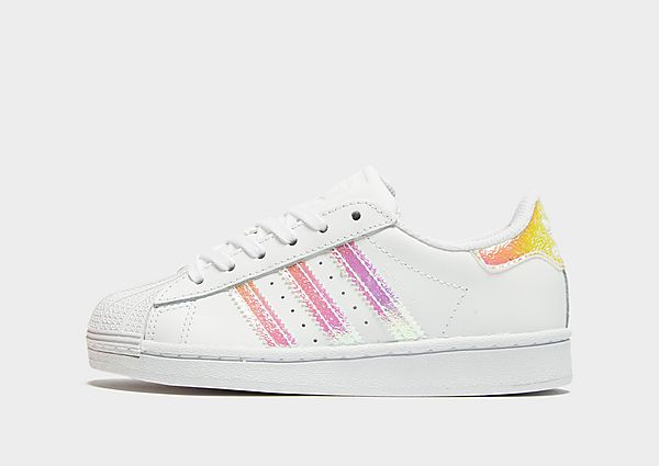 adidas Originals Baskets Superstar Enfant - White, White