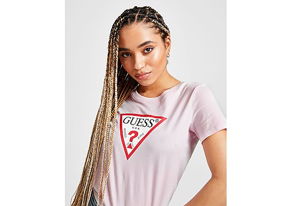 GUESS T-Shirt Icon Logo Manches Courtes Femme