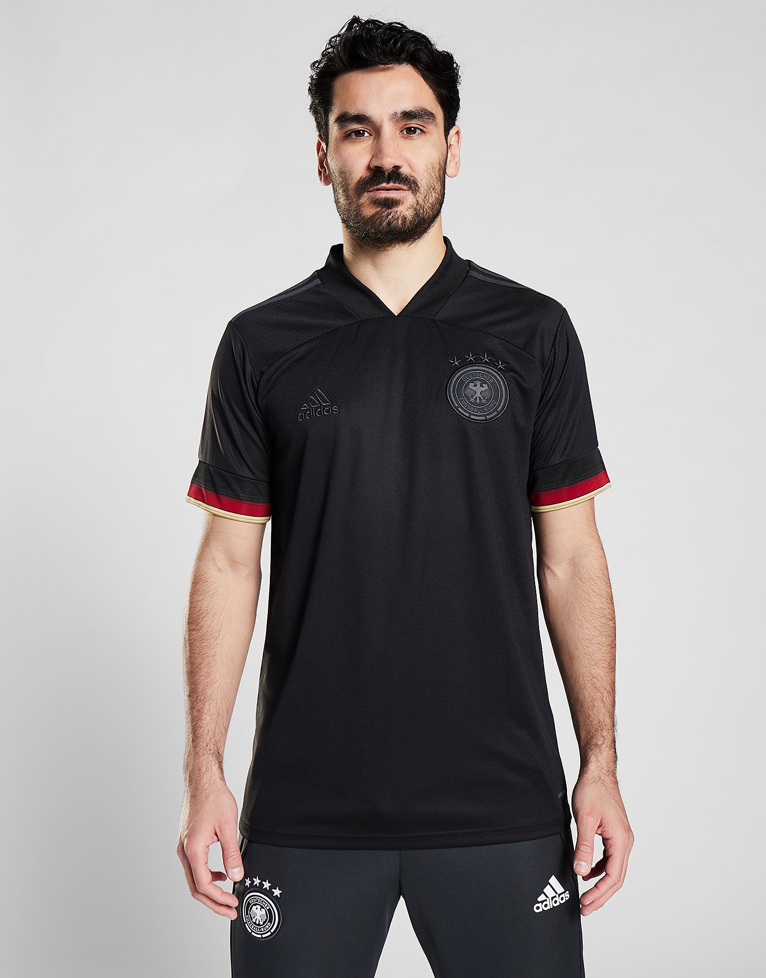 

adidas Germany 2020/21 Away Shirt - Black / Carbon - Mens, Black / Carbon