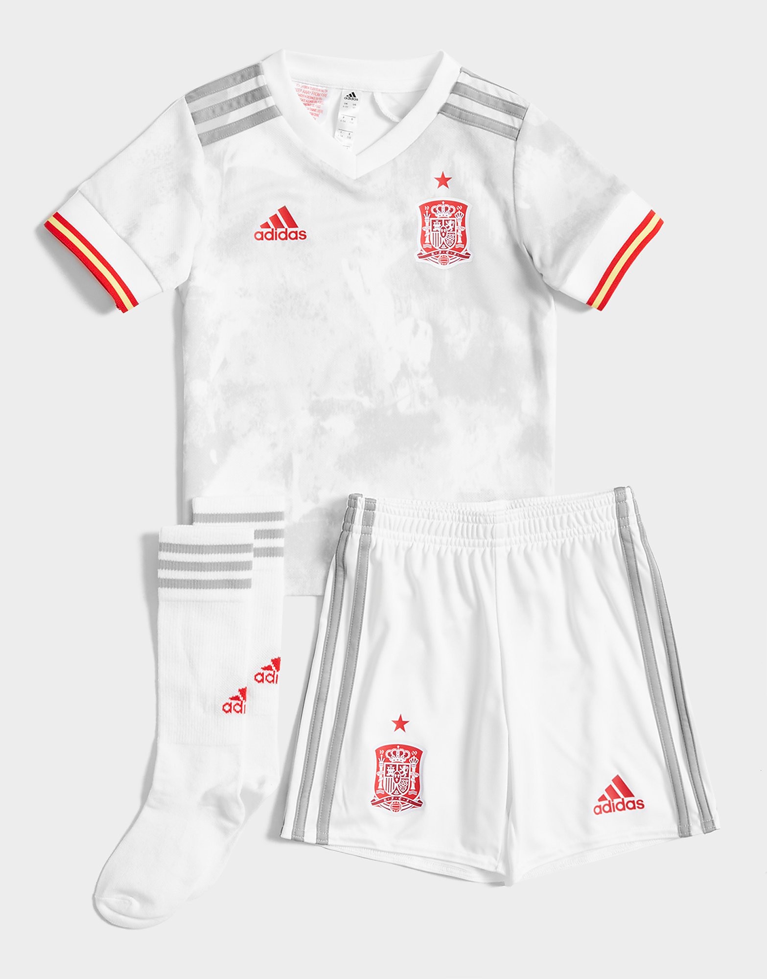 

adidas Spain 2020/21 Away Kit Children - White - Kids, White