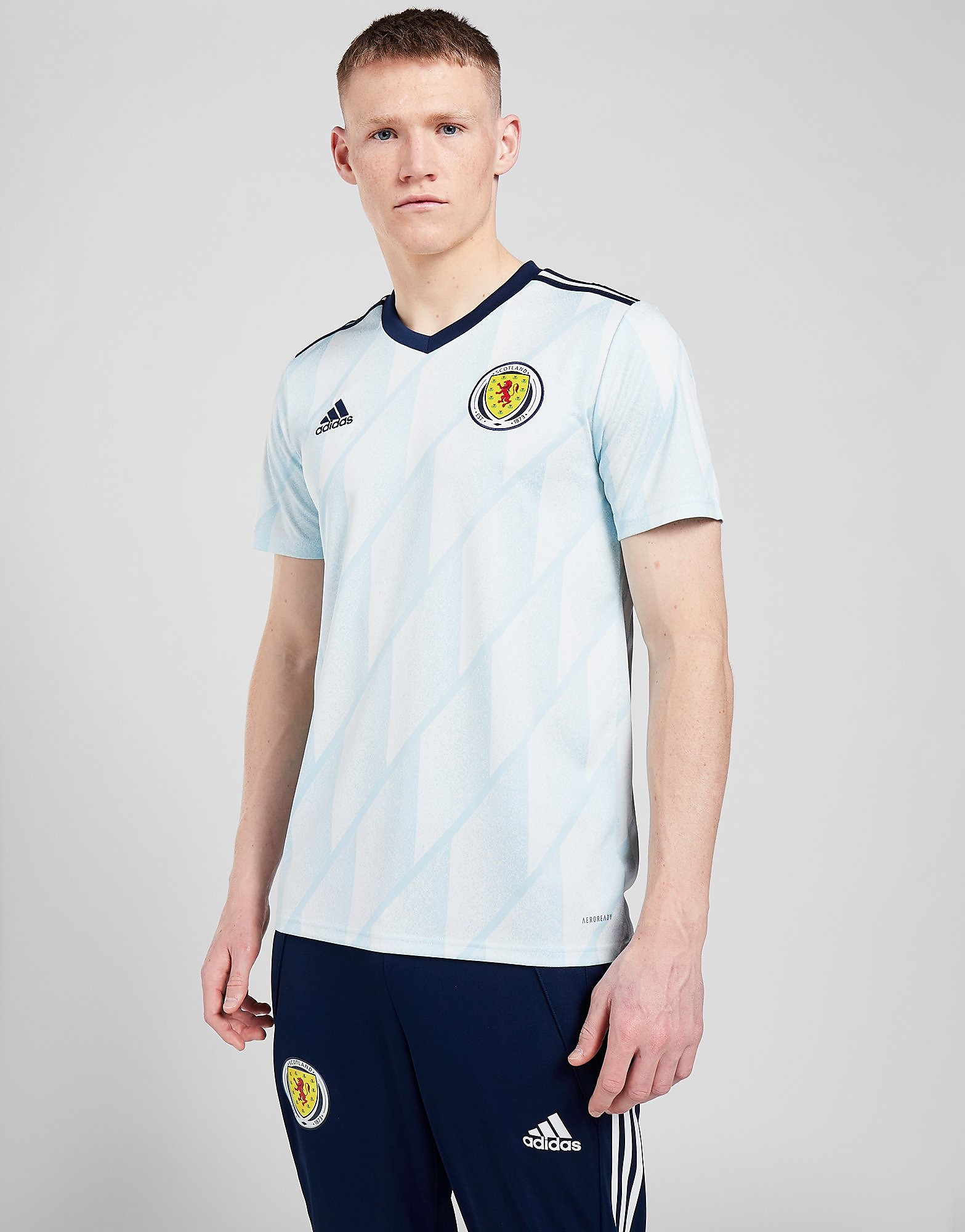 

adidas Scotland 2020 Away Shirt - White/Blue - Mens, White/Blue