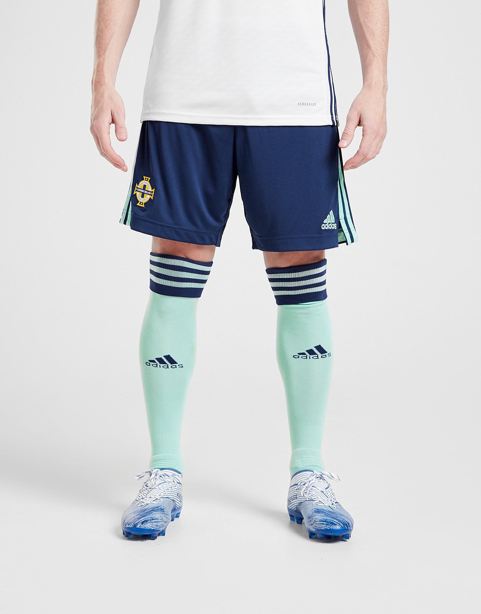 

adidas Northern Ireland 2020 Away Shorts - Blue - Mens, Blue