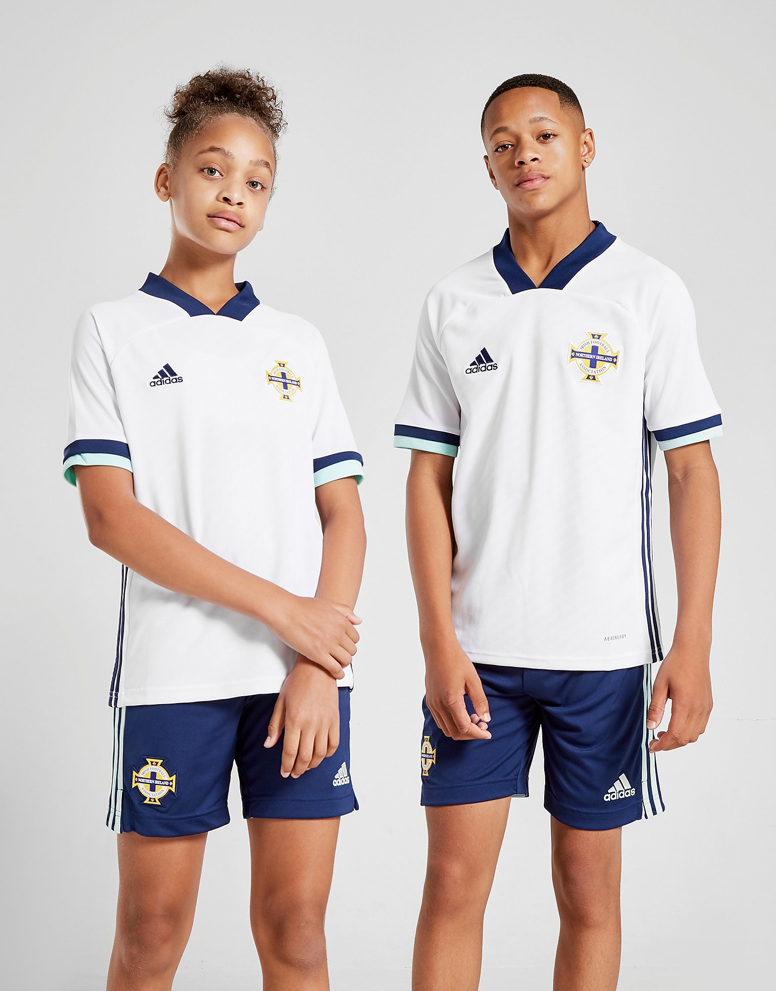 

adidas Northern Ireland 2020 Away Shirt Junior - White - Kids, White