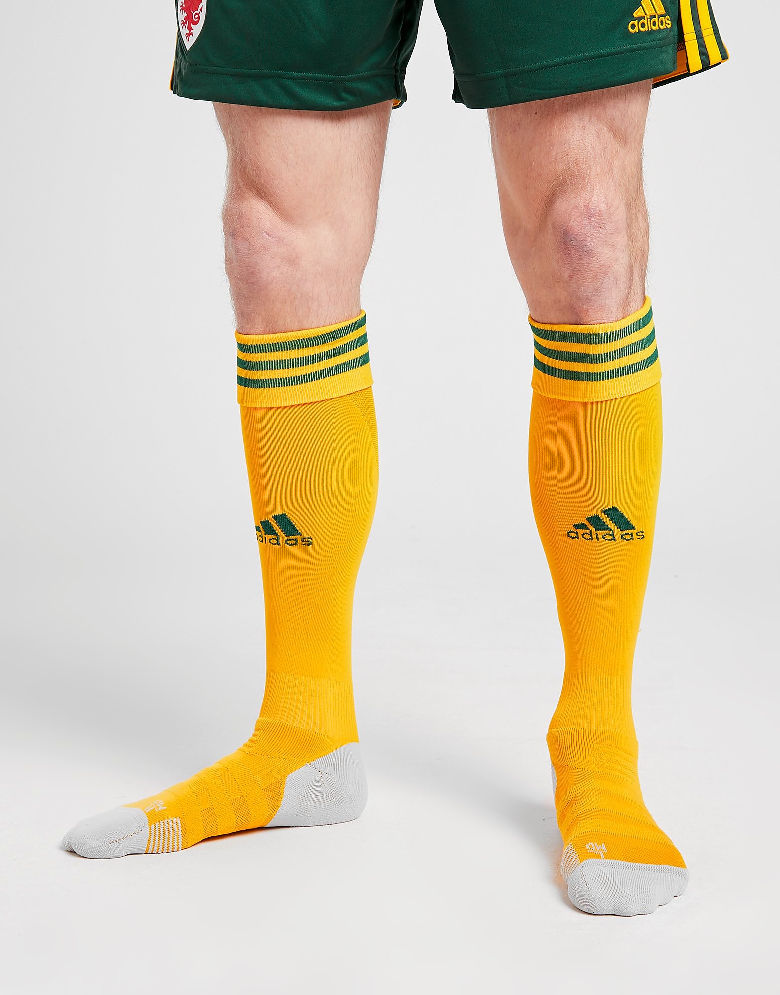 

adidas Wales 2020 Away Socks - Yellow - Mens, Yellow