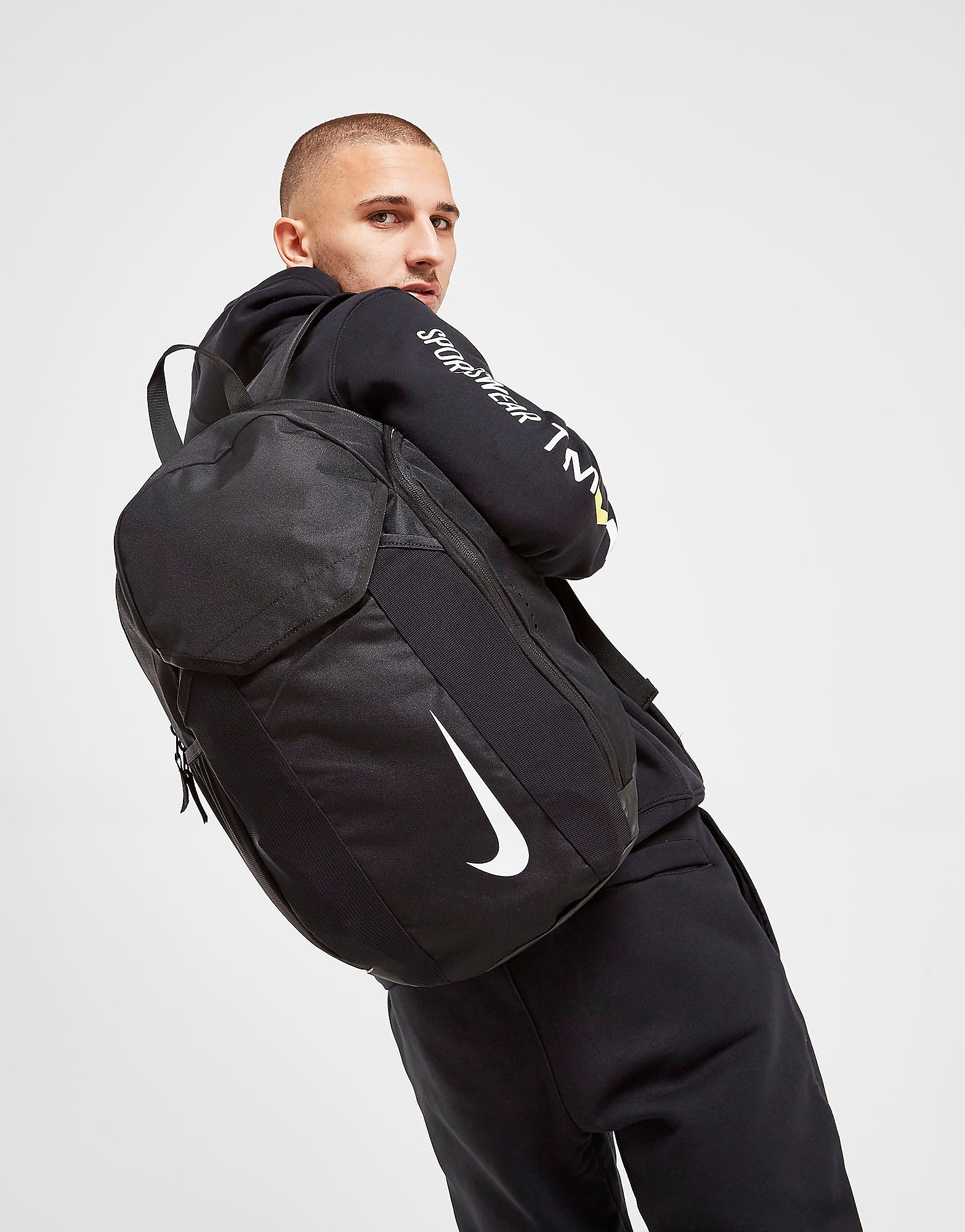 

Nike Academy Backpack - Black/Black/White/White - Kids, Black/Black/White/White
