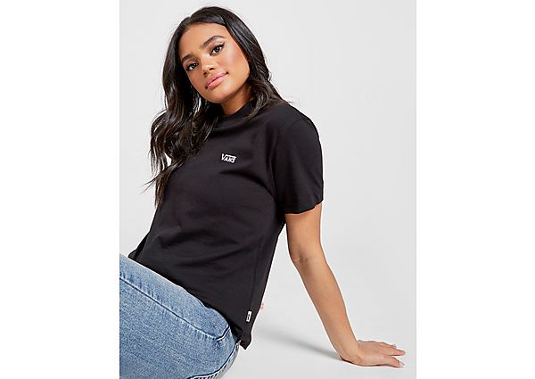 Vans T-shirt Core Small Logo Femme - Black, Black