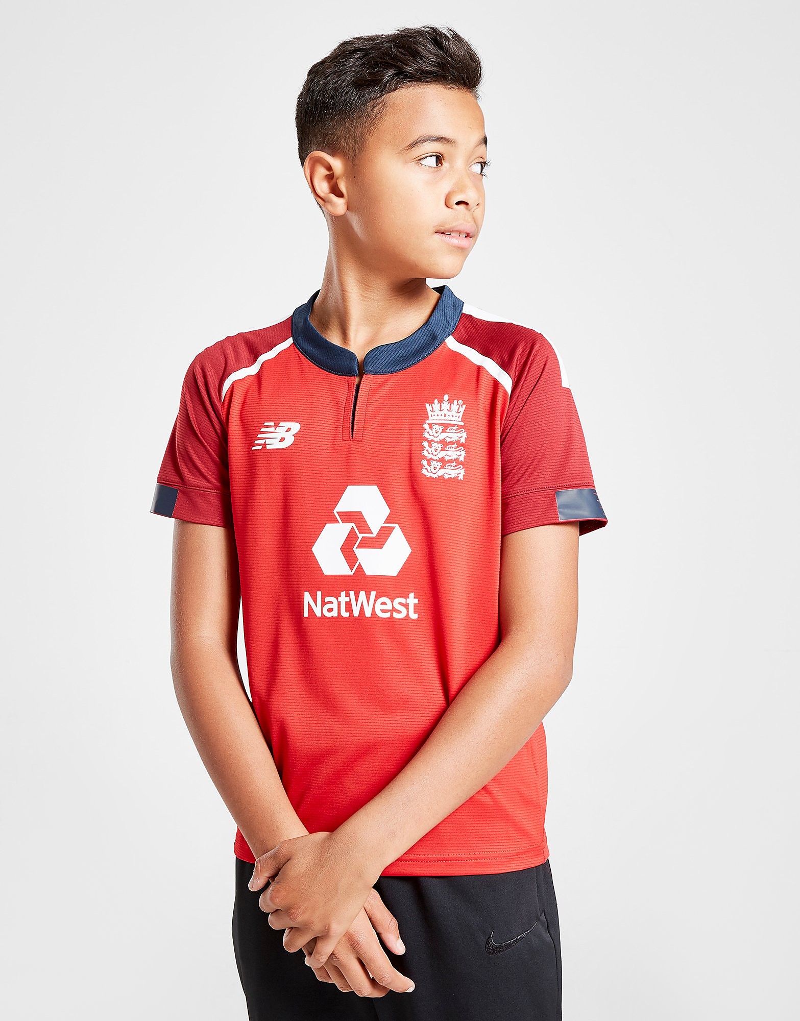 

New Balance ECB T20 Short Sleeve Shirt Junior - Red - Kids, Red