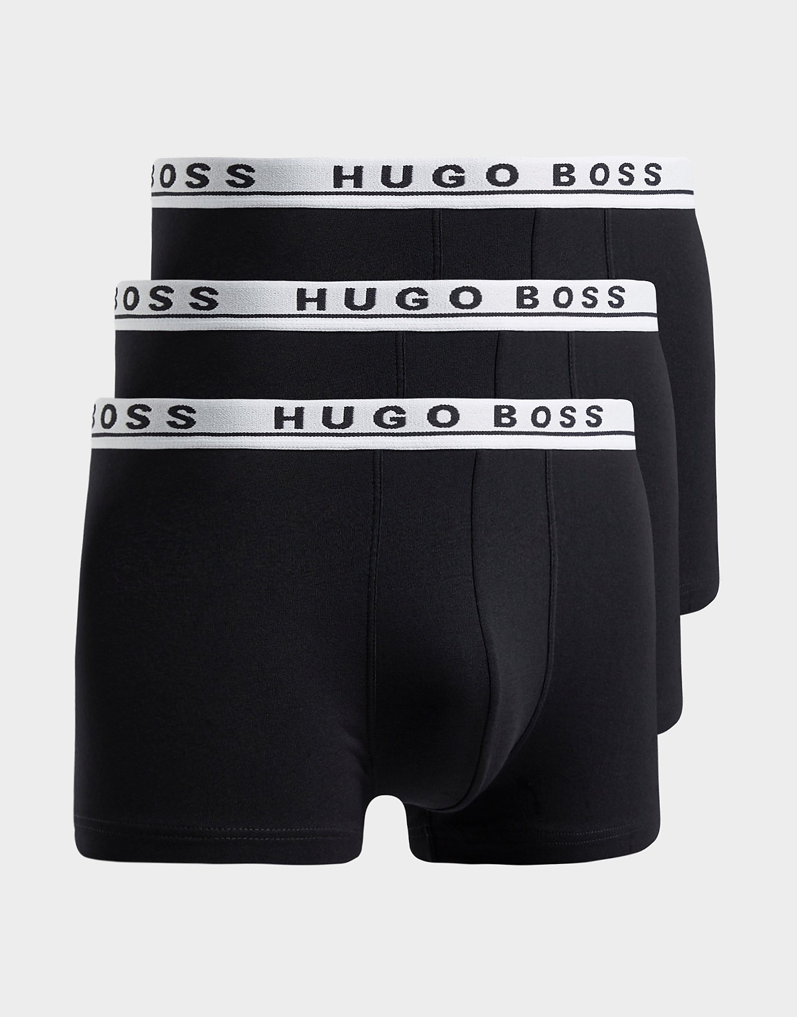 

BOSS 3 Pack Trunks - Black/White - Mens, Black/White