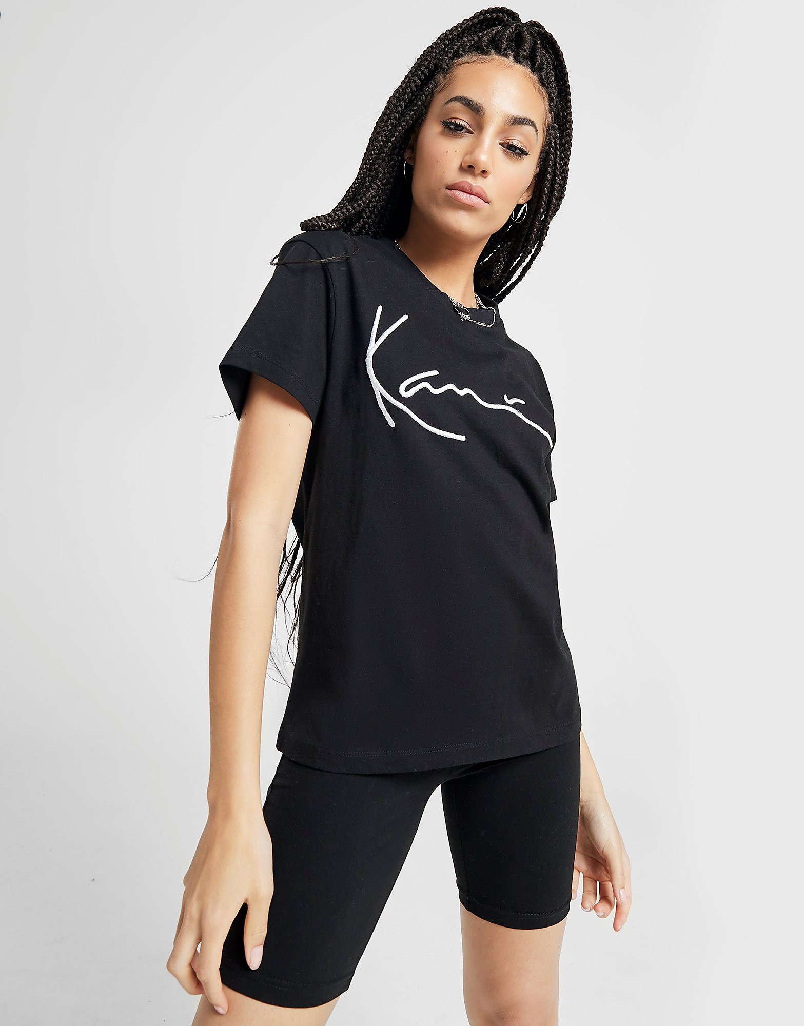 

Karl Kani Signature Boyfriend Logo T-Shirt - Black - Womens, Black