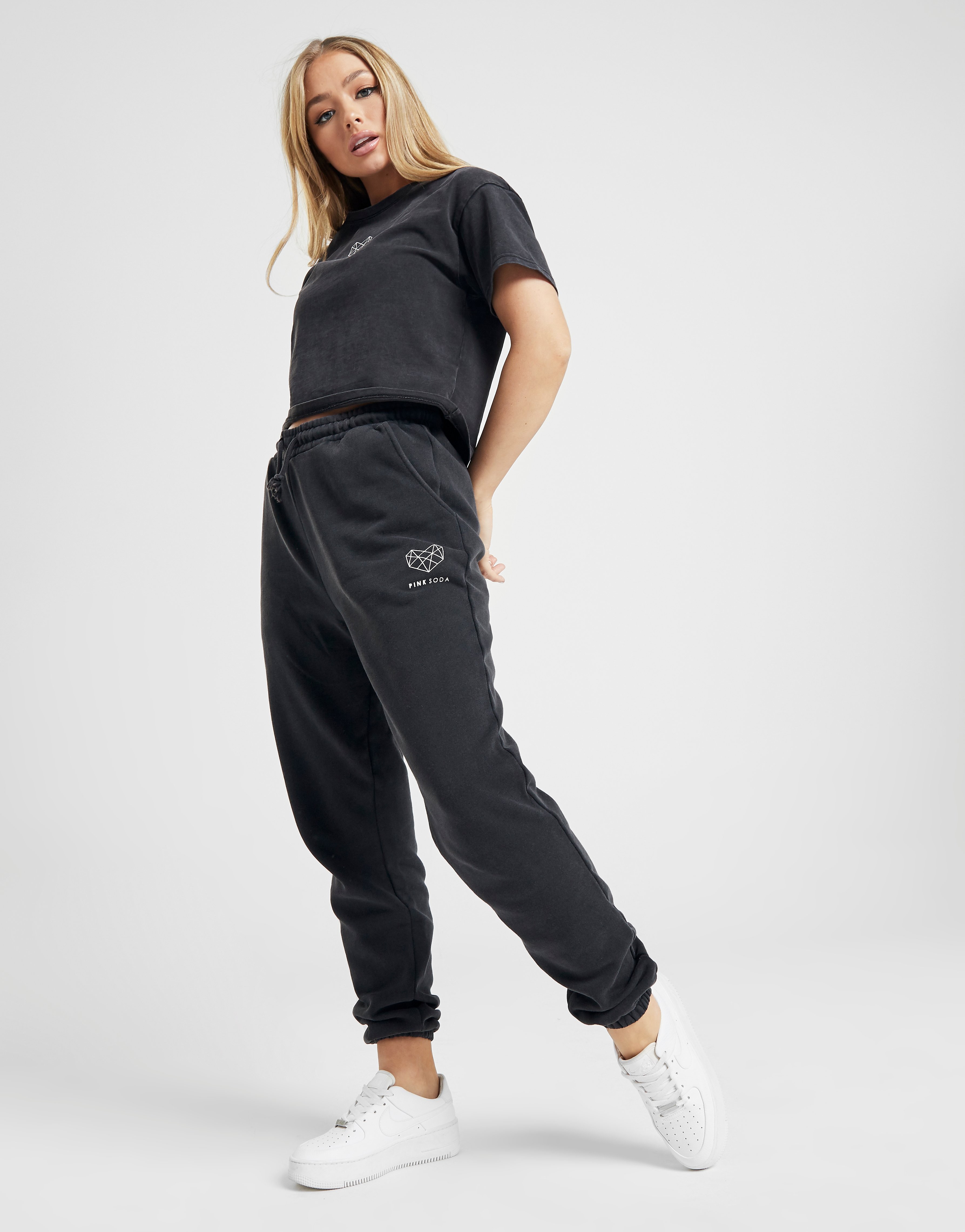 

Pink Soda Sport Wash Joggers - Only at JD - Black - Womens, Black