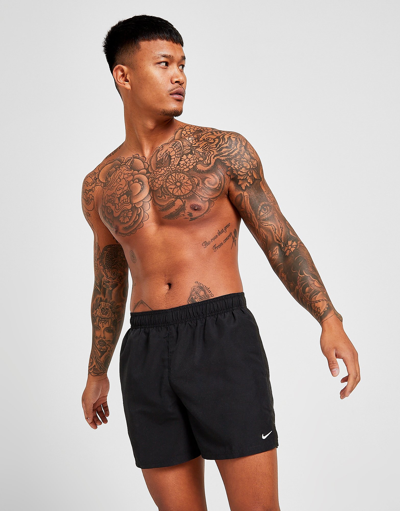 

Nike Swim Essential 5" Volley Short - Black - Mens, Black