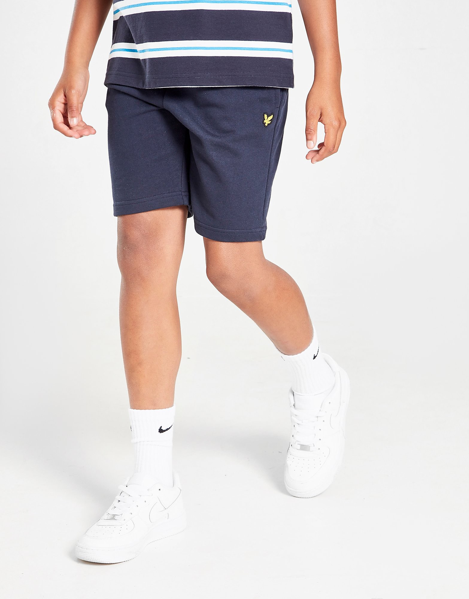 Lyle & Scott Short Small Logo Junior - Bleu, Bleu