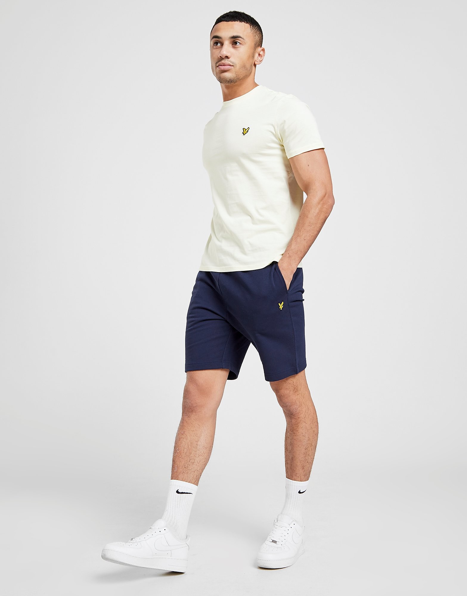 Lyle & Scott Core Fleece Shorts - Bleu, Bleu