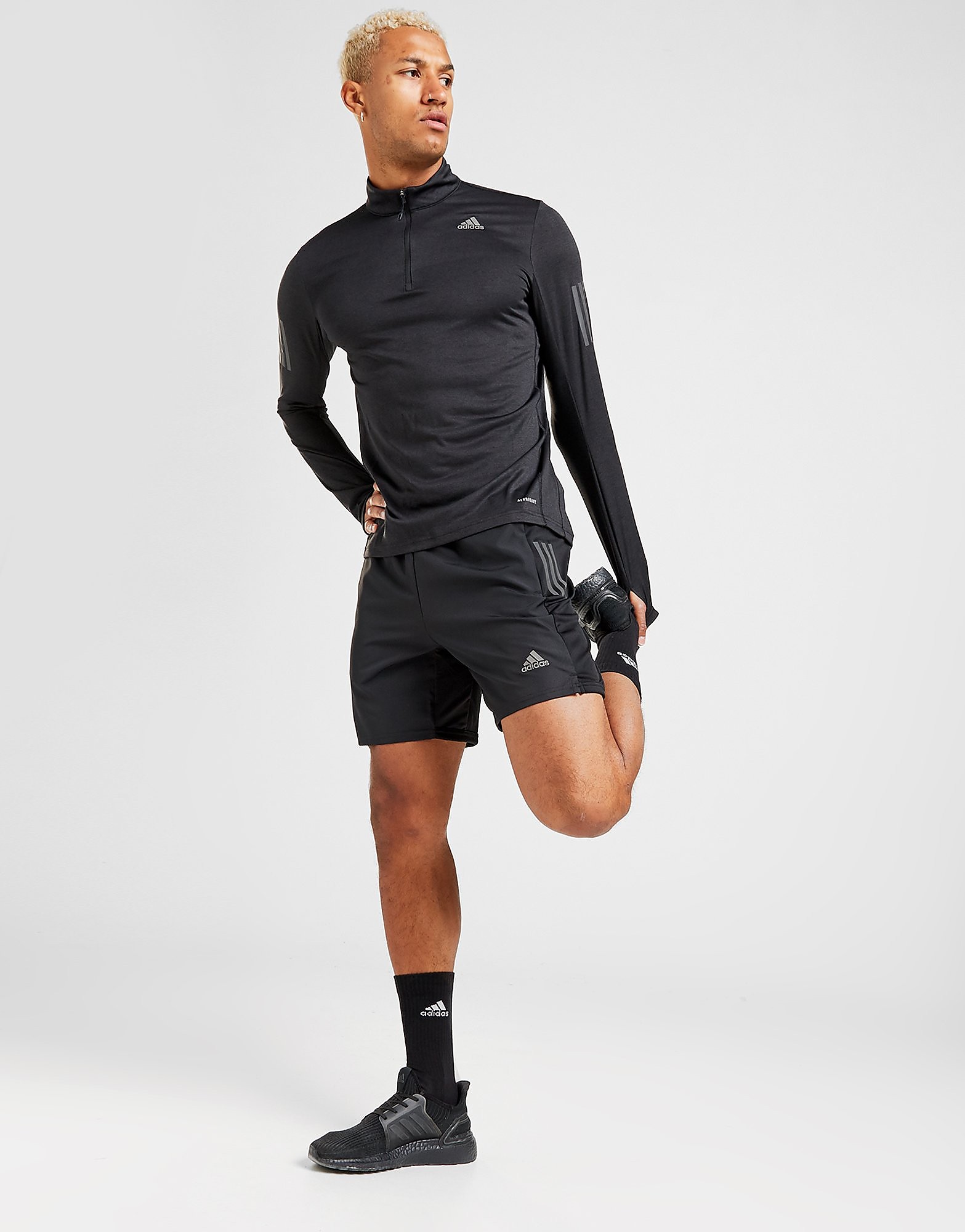 

adidas Tech Reflective Shorts - Only at JD - BLACK - Mens, BLACK