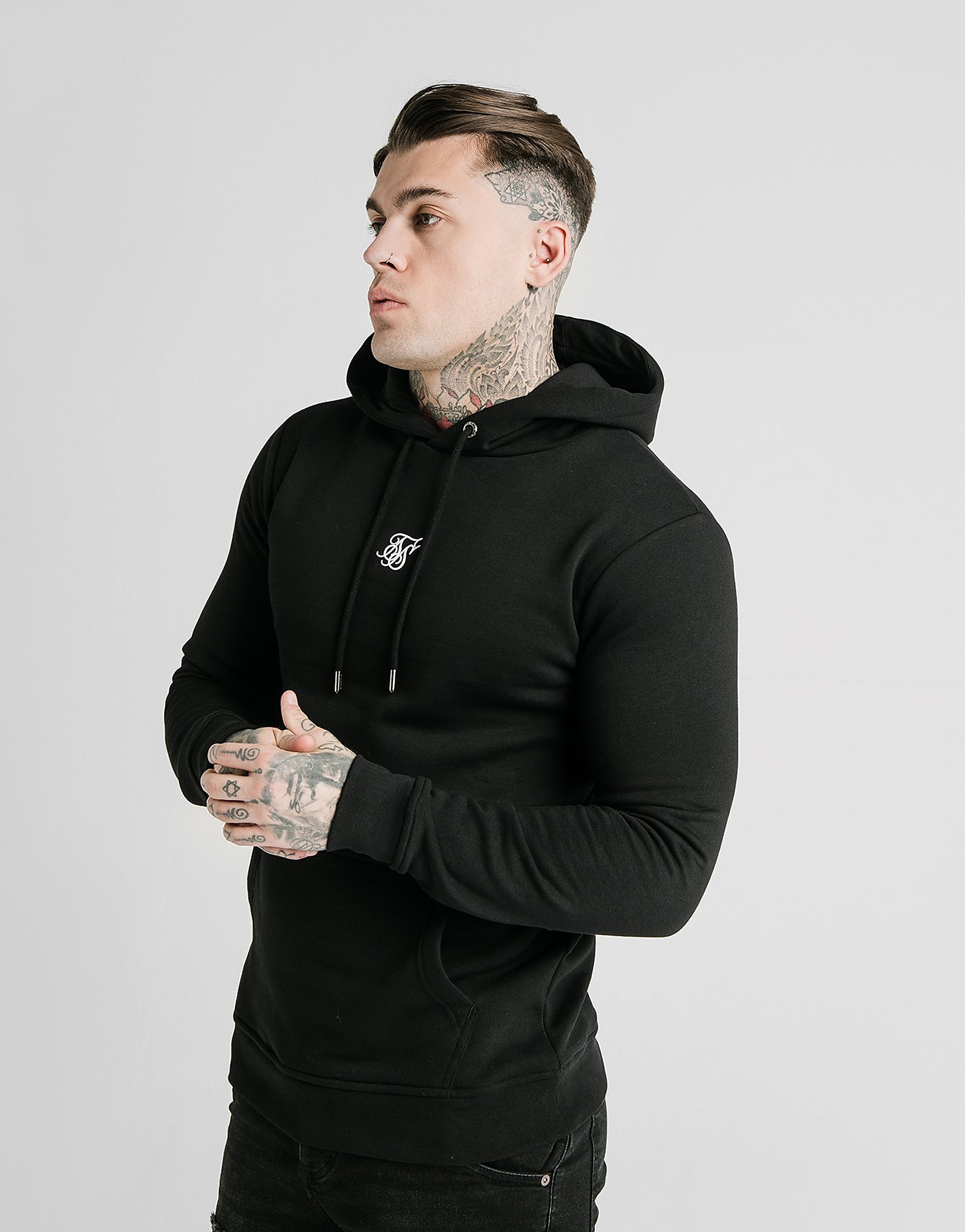 

SikSilk Core Overhead Hoodie - Only at JD - Black - Mens, Black