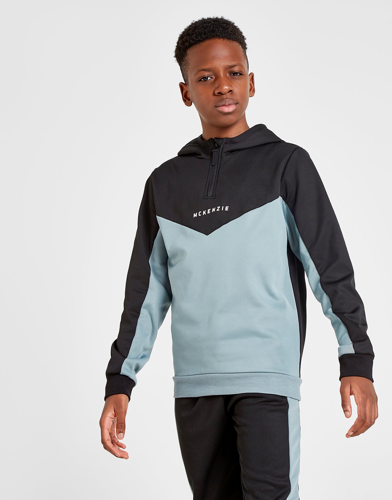 McKenzie Sweat à capuche 1/4 Bixente Enfant - Noir, Noir