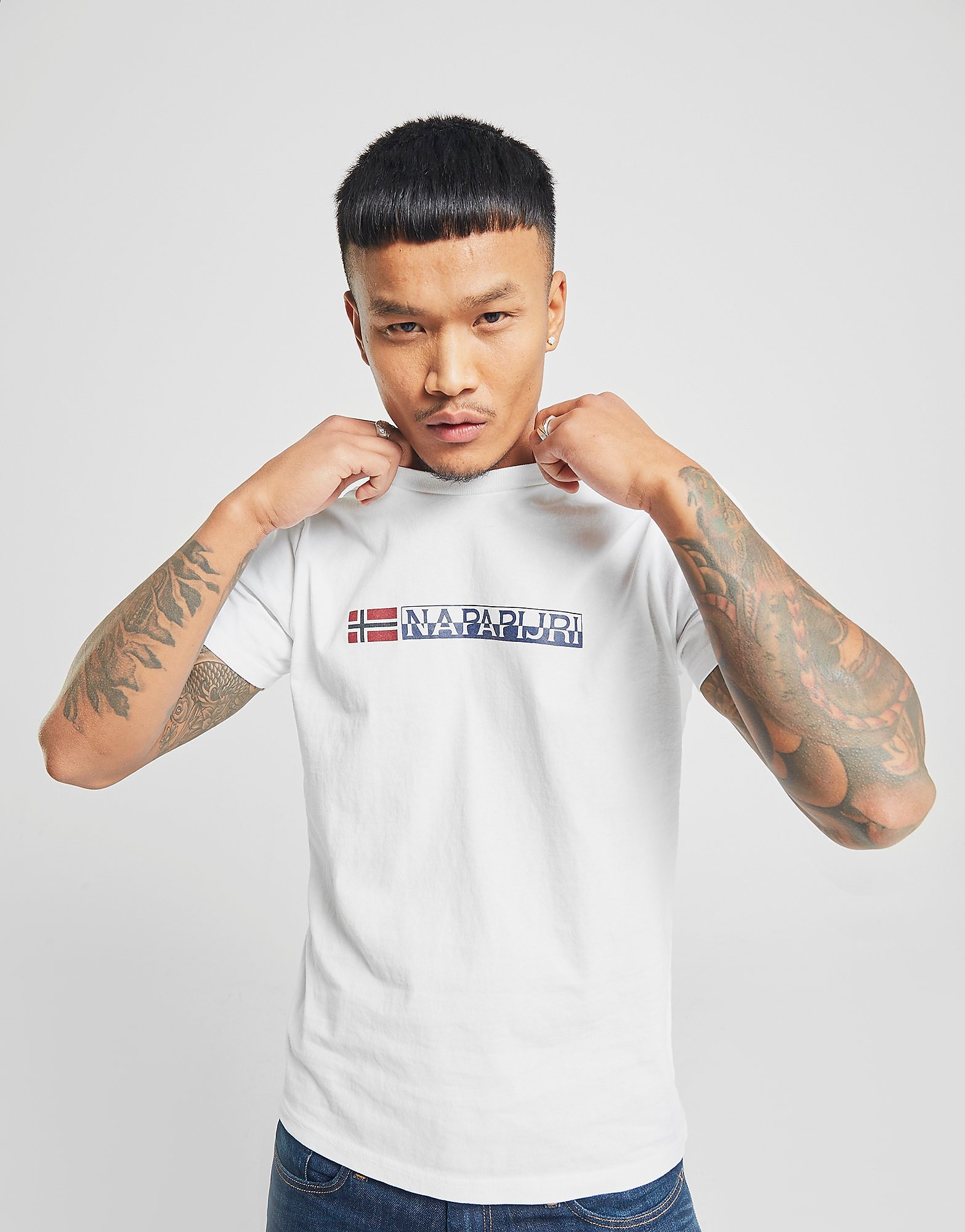 

Napapijri Core Logo T-Shirt - Exclusive - Only at JD - WHITE - Mens, WHITE