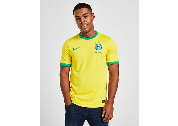 Nike Maillot Domicile Brésil 2020/21 Homme - Midwest Gold/Lucky Green, Midwest Gold/Lucky Green