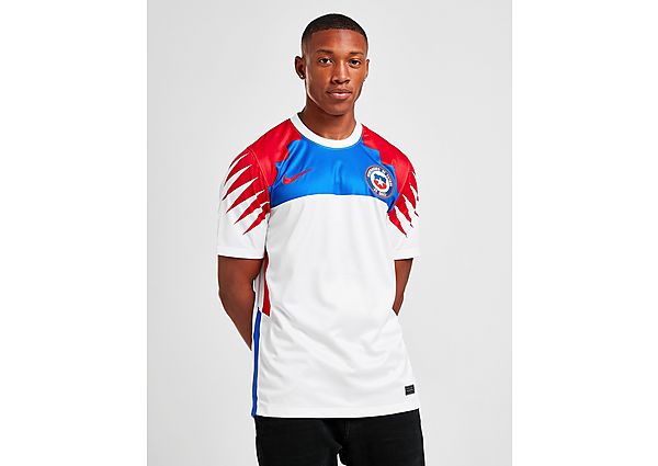 Nike Maillot Extérieur Chili 2020 Homme - White/University Red, White/University Red