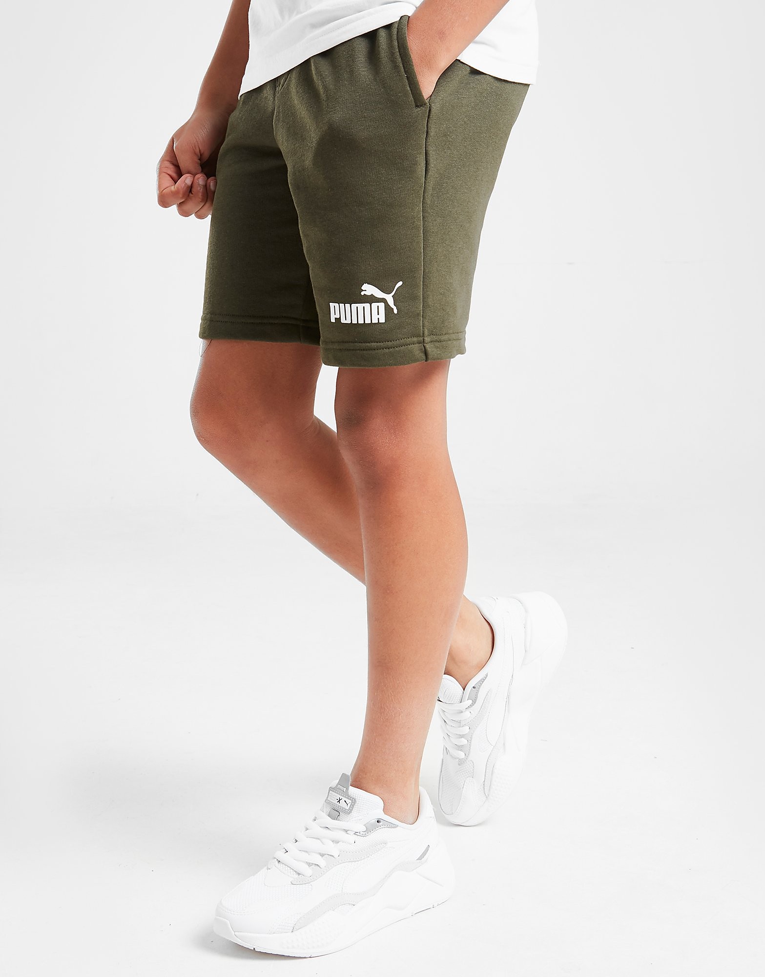 

Puma Core Logo Shorts Junior - Green - Kids, Green