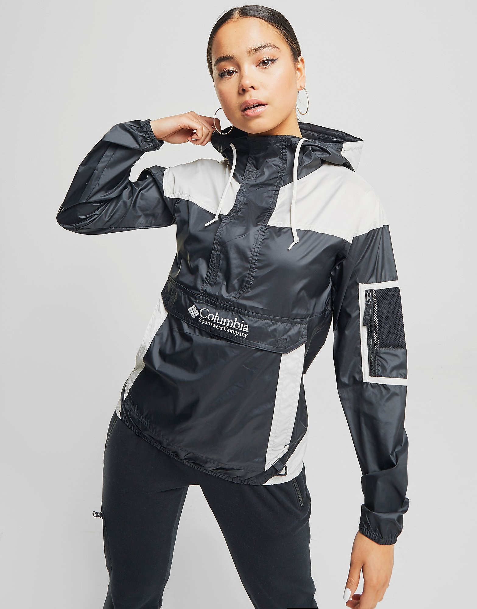 

Columbia Challenger Windbreaker Jacket - Black/Grey - Womens, Black/Grey