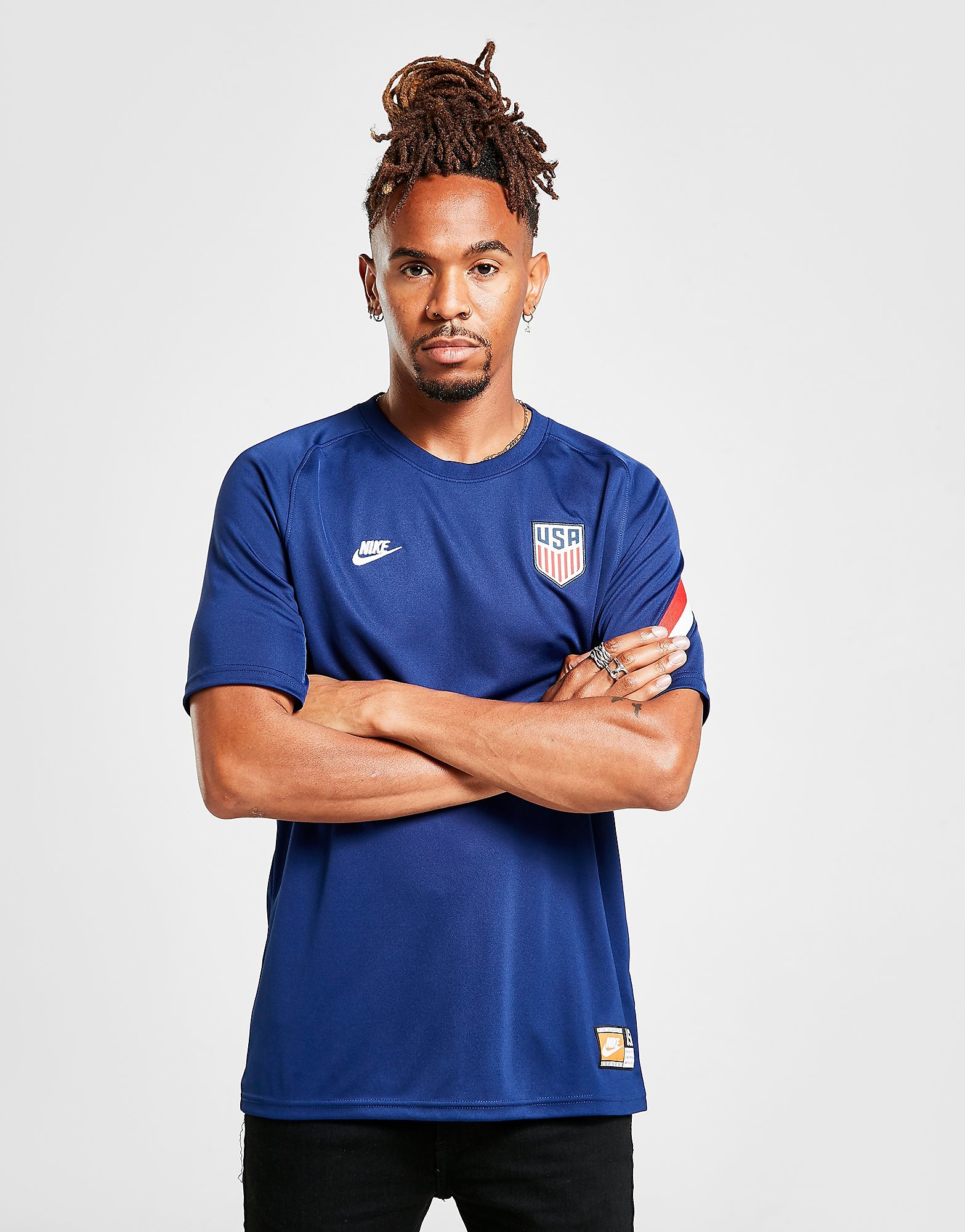 

Nike USA Pre Match Shirt - Loyal Blue/White/White - Mens, Loyal Blue/White/White